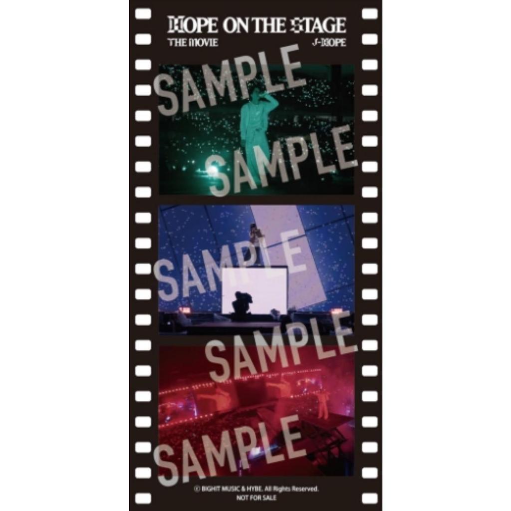BTS j-hope Turné 'HOPE ON THE STAGE' FILMEN JAPAN Förmåner FOTOKORT DEKAL FILM OFFICIELL