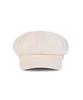 Bajal Va Square Studded Wool Newsboy Cap Ivory