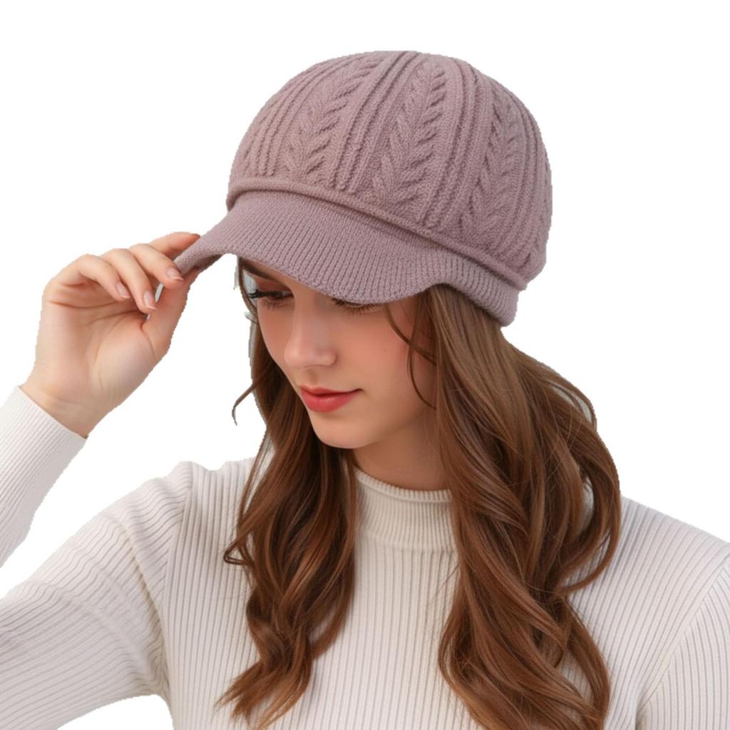 Bonnet en laine tricoté unisexe pour seniors: Chaleur automne/hiver