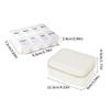 Wear Resistant PU Jewelry Container Travel Friendly Box for Organizing Small Accessories Stylish Jewellery Container