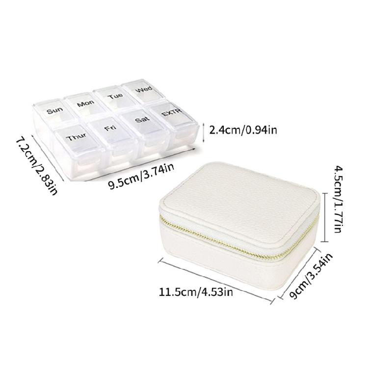 Wear Resistant PU Jewelry Container Travel Friendly Box for Organizing Small Accessories Stylish Jewellery Container