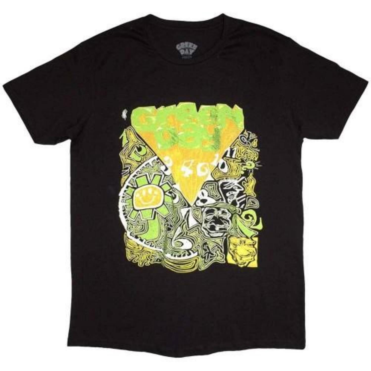 Green Day Unisex Adult Kerplunk Psychedelic T-Shirt XXXXL