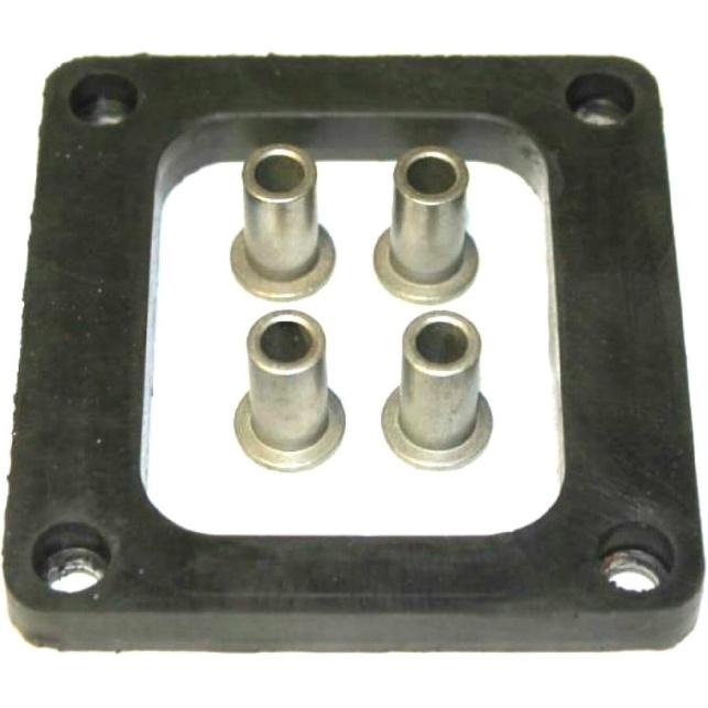 NV4500 NV5600 Transmission Shift Tower Isolator Spacer Plate & Bushing Kit w/ 4 Bolt Shifter Fit for Dodge Chevy GMC Manual Transmissions, Replace