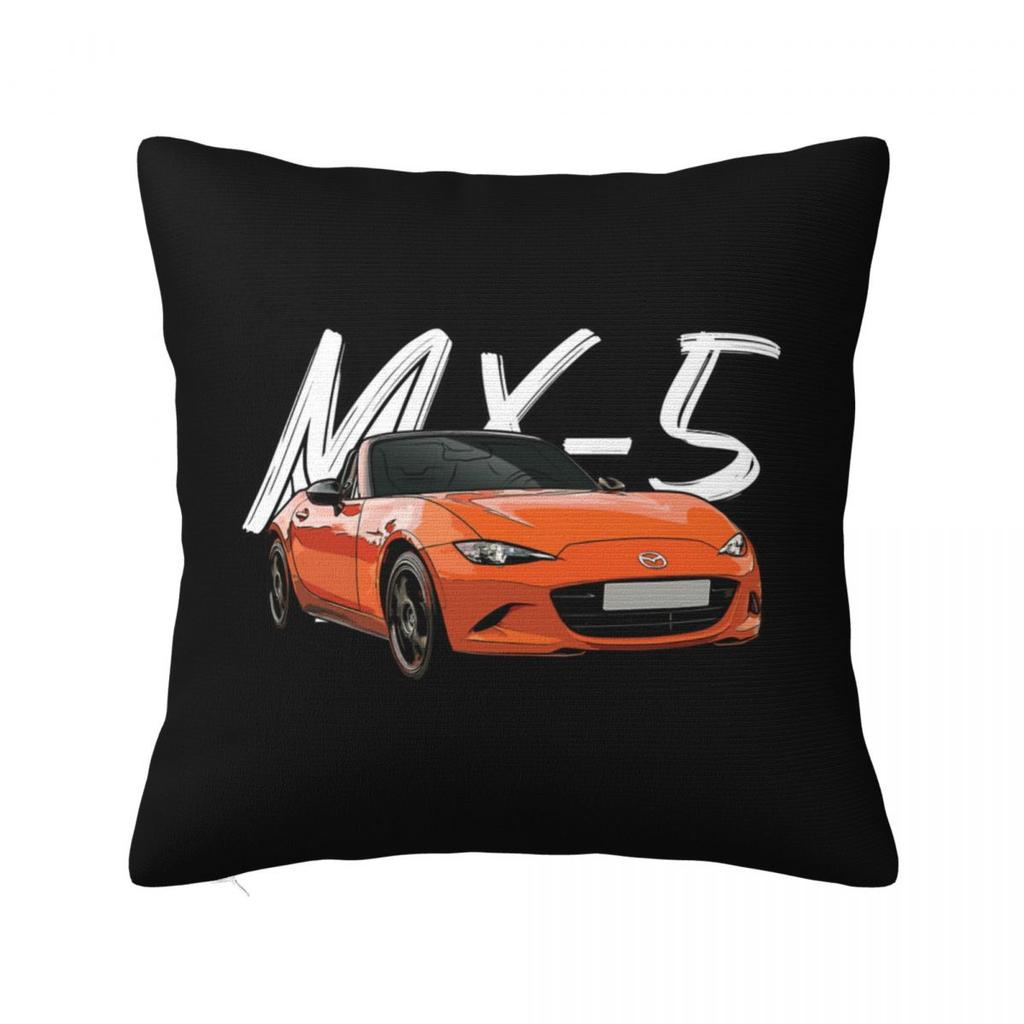 Mazda Miata Mx5 1990 Red Square Pillowcase Cushion Cover Pillow Case Throw Pillow Cover for Home Bedroom Car