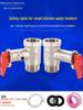 Electric Water Heater Pressure Relief & Reducing Valve for Small Kitchen Boilers