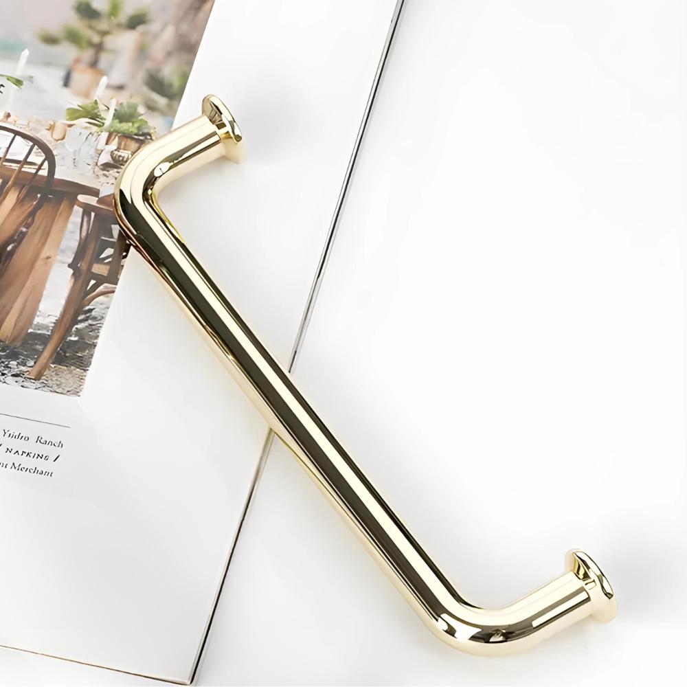 Kitchen railing furniture handle cabinet gold long gloss retro loft 128mm