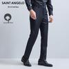 SAINT ANGELO Business Casual Wool Dress Pants