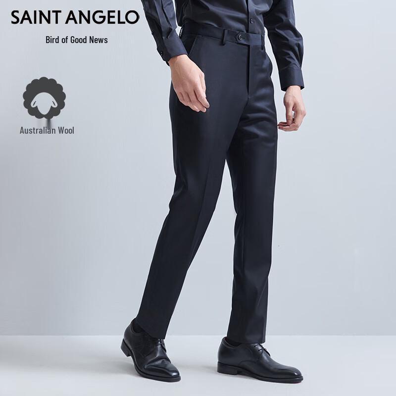 SAINT ANGELO Business Casual Wool Dress Pants 54B