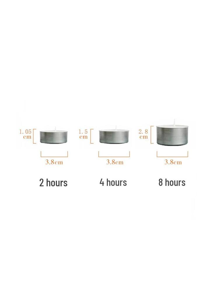 Natural Coconut Wax Tea Offering Candles: Smokeless, Odorless, Aromatherapy Enhancing, Ideal for Buddha Rituals and Home Atmosphere.