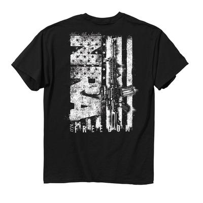 Neues NRA FREEDOM USA FLAG T-Shirt OFFIZIELL LIZENZIERTES NRA Shirt