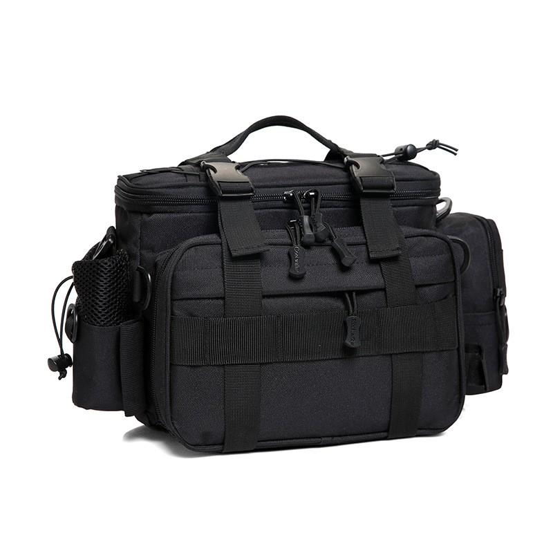 Multi-Functional Outdoor Fishing Waist Pack Waterproof Nylon Tackle Bag Lure Hiking Camping Cycling