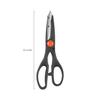 High-Carbon Stainless Steel Detachable Kitchen Scissors | Multi-Function Shears | Set of 2 (Silver)