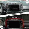 Inner Red Center Console GPS Navigation Decor Cover Trim For Ford F150 -
