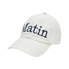 Matin Kim Matin Logo Stitch Ball Cap In White