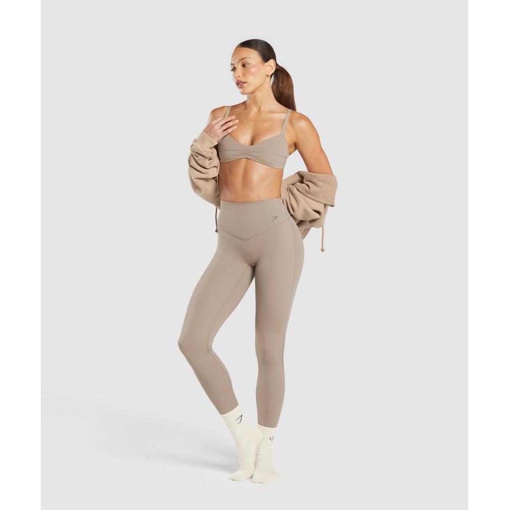 Gymshark Elevate Leggings 2.0 Lifestyle Brown B1c8v Nc0s