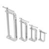 4PCS Set Industrial Strength C Clamp Non Slip Mat Quick Fixing A3 Steel C Clamp for Workshop