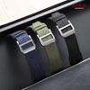Nylonowy pasek do zegarka z żaglowego płótna 20mm 21mm 22mm dla IWC Pilot Band Wojskowy płócienny Skórzany męski bransoletka z klamrą składaną Akcesoria