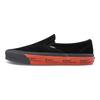WTAPS X Vans Slip-On Series Lx Retro Casual Low-Top Skate Shoes Unisex Sneakers Black Orange VN0A45JK20E
