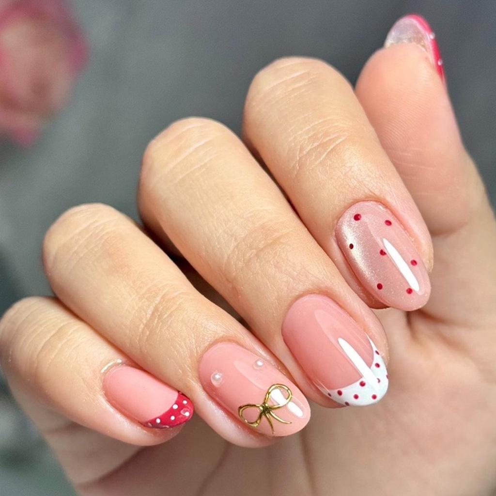 High-End French Almond Press-On Nails - Medium-Long, Stylish & Elegant