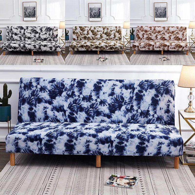 Luxuriöses Graffiti All-inclusive Couch Sofabett Hülle Mit Weichem Rutschfestem Stretch Überzug