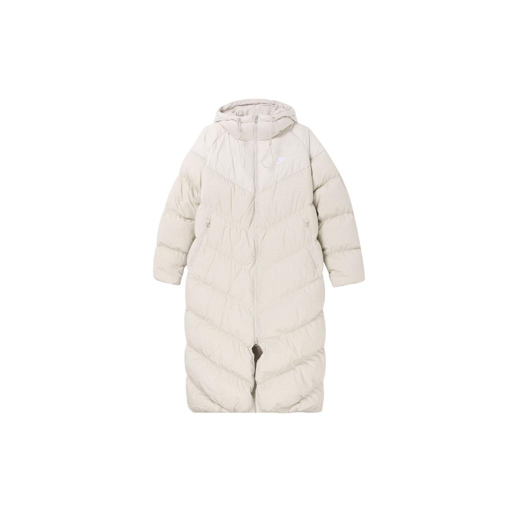 Nike Therma-Fit Langer Daunenmantel mit Kapuze Damen Oberbekleidung Rosa FD8213-104