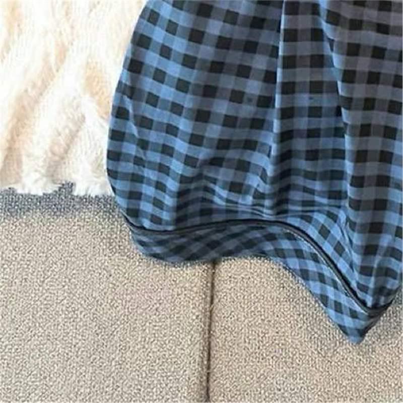 Set de pijamale de vară pentru femei cu pisicuță: Bumbac Nor Scutec cu Mânecă Scurtă, Pantaloni Scurți și Pantaloni Lungi
