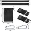 2 PCS Tree Swing Hanging Kit 5ft Swing Straps Holds 2200 Lbs with 2 Safer Lock Snaps Perfect for Swing Seat, Plank, Hammock