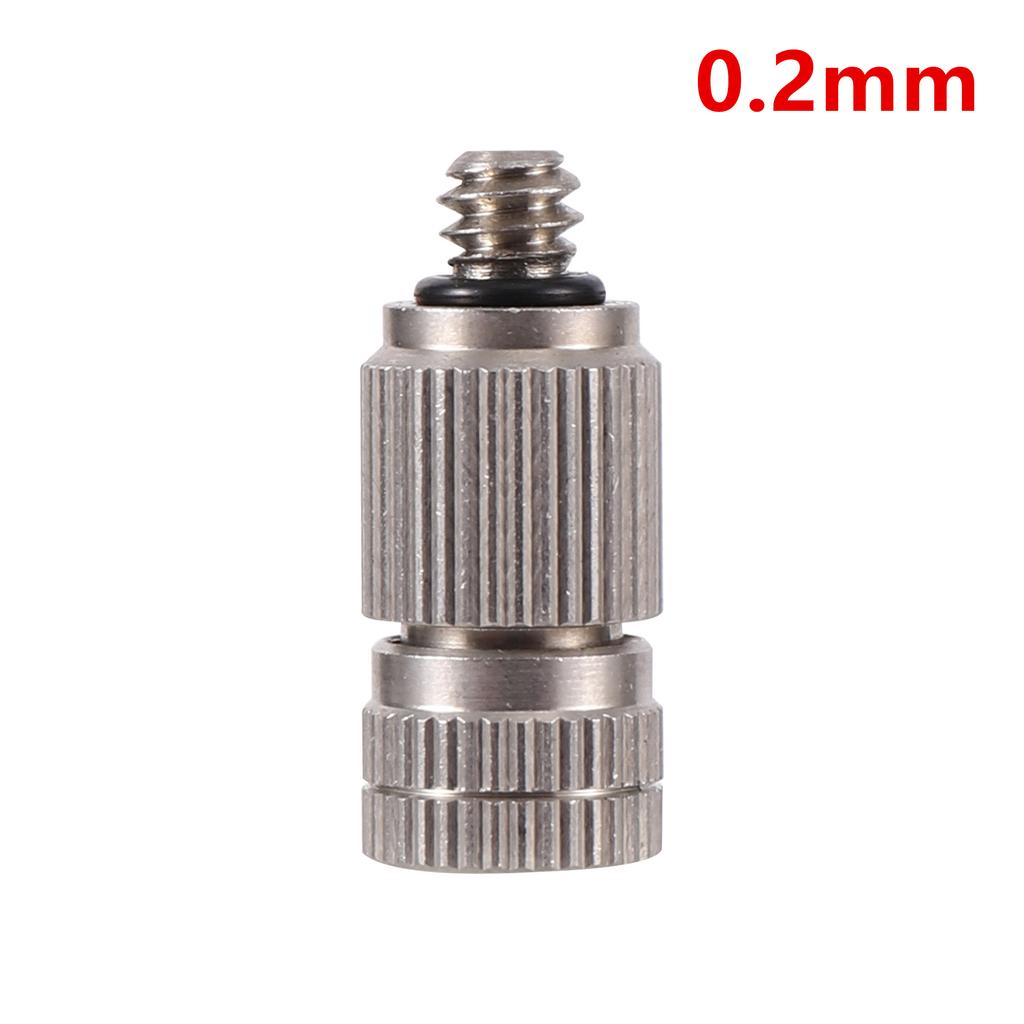 0.15~0.5mm  3/16" Thread High Pressure Misting Nozzle Atomization Sprayer  Irrigation Cooling Humidify Dust Removal Disinfection