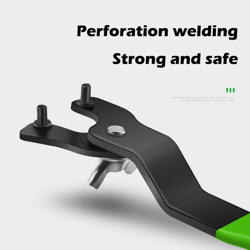 10-46mm Adjustable Angle Grinder Wrench Disassembly Torque Keys Wrapped Rubber Handle Designed for Replacing Grinding Up Discs Hand Tools
