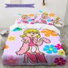 Lizziemcguire Pattern Bedding Quilt Set Quilt Cover Pillowcase Home Decoration Birthday Gift (1 * Duvet Cover + 2 * Pillowcase, Without Core)