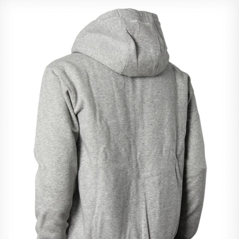 New Balance Uni Brushed Basic Hooded Zip Up Nbmddb1053 15 Zip Up Jacket