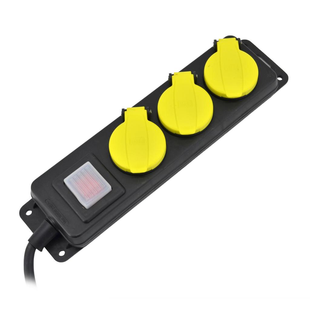 AW Tools 3 Gang Extension Cable (EU Plug)