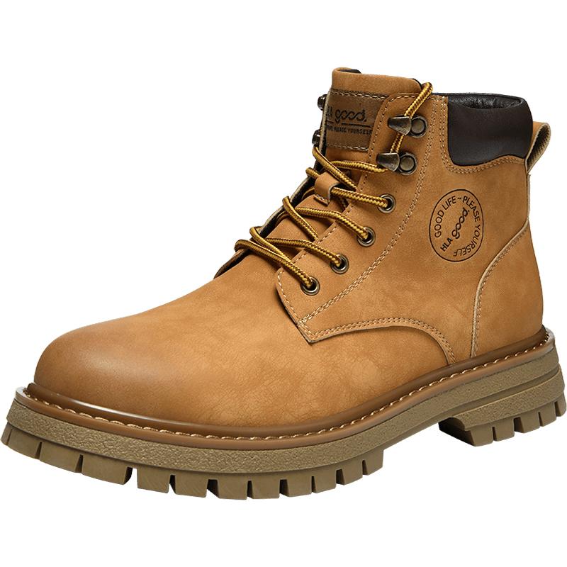 HLA Men s Retro Martin & Outdoor Work Boots 39