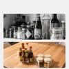  1/2/3 Tiers 360° Rotation Spice Rack Kitchen Storage Organzier Multi-functional Countertop Seasoning Jar Storage Rack