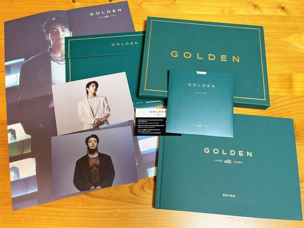 [USED] BTS JUNG KOOK GOLDEN SHINE Album