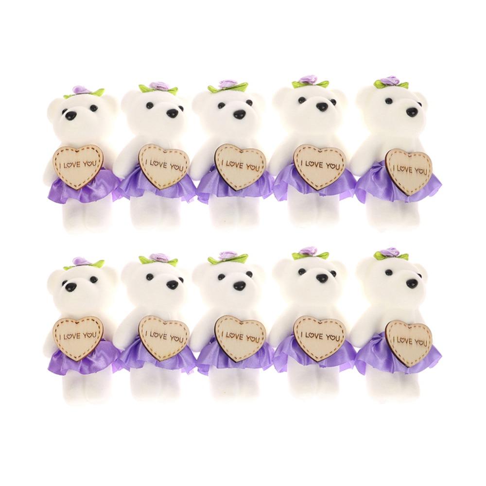 10 szt./zestaw Pluszowe Zwierzę Miś Pluszowe Zabawki Piankowe Pluszowa Lalka Kreskówkowy Bukiet Lalka Zabawki dla Dzieci