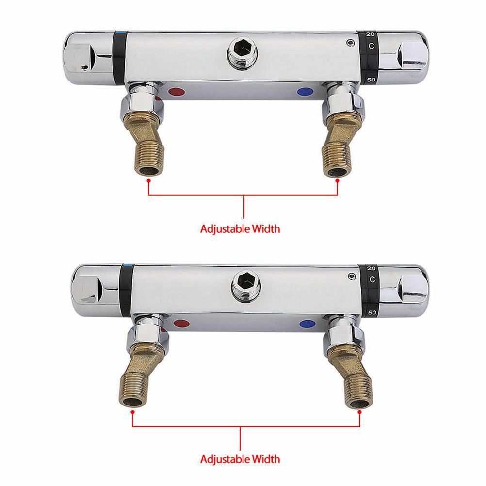 Thermostatic Water Tap Bar Shower Mixer Valve Tap Wall Mounted Shower Tap