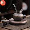 Hi Ceramic Antique Dead Wood Side Handle Teapot Portable Kettle Handmade Tea Pot Tea Cup Drinkware Kung Fu Tea Set