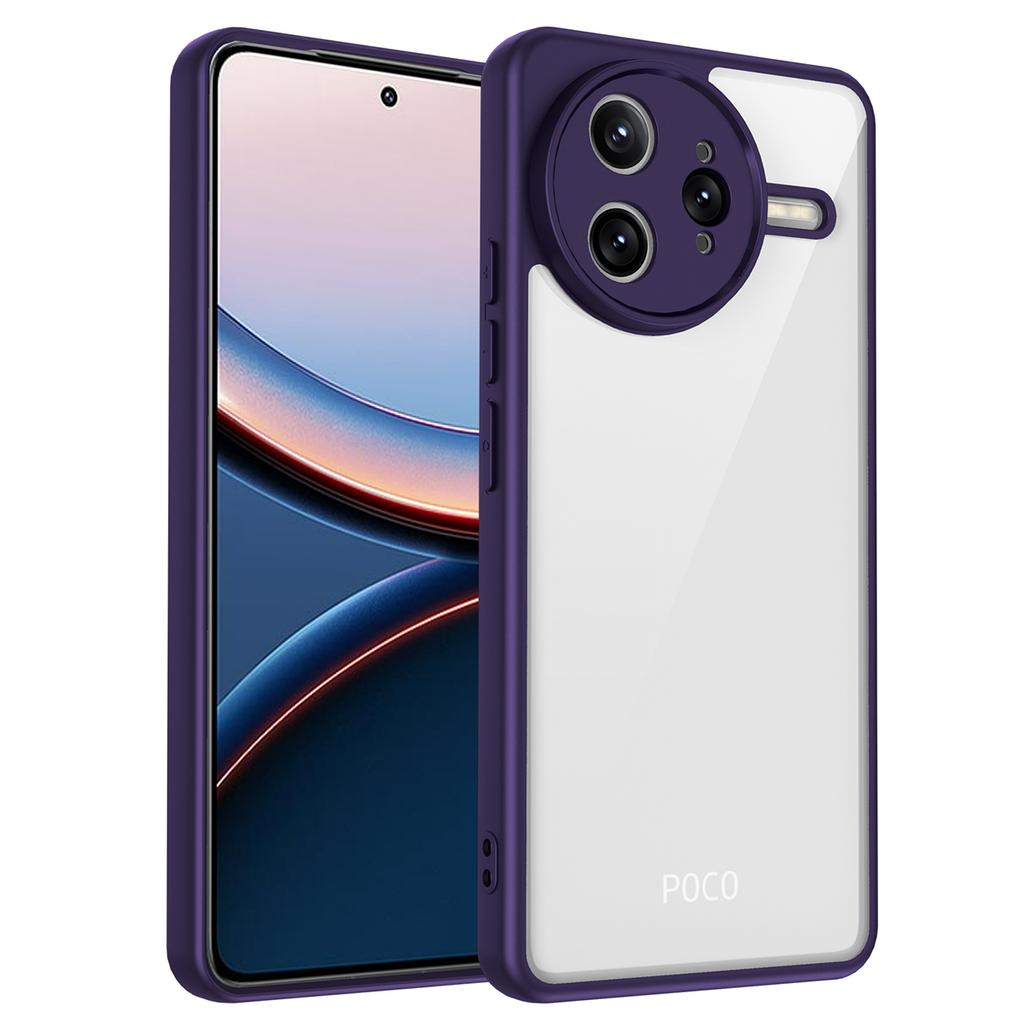 For Xiaomi Redmi K80 Pro 5G/Poco F7 Ultra 5G Case Matte Skin Touch Clear PC+TPU Shockproof Phone Back Cover