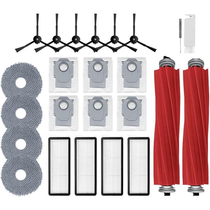 

LITE-For Roborock Qrevo S Accessories Kit 24Pcs Replacement Parts For Qrevo S/Qrevo Plus/Qrevo Pro Robot Vacuum Cleaner
