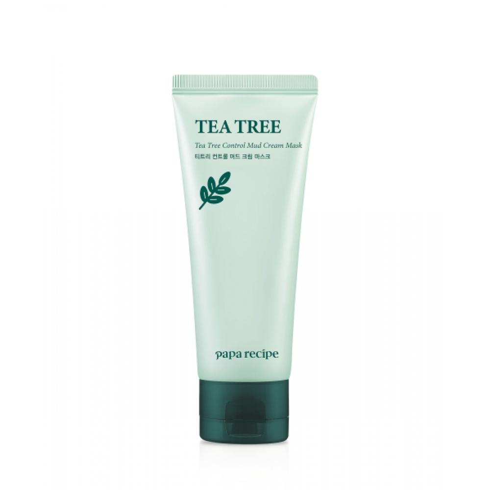 Paparecipe Tea Tree Control Mud Cream Mask 100g FREE