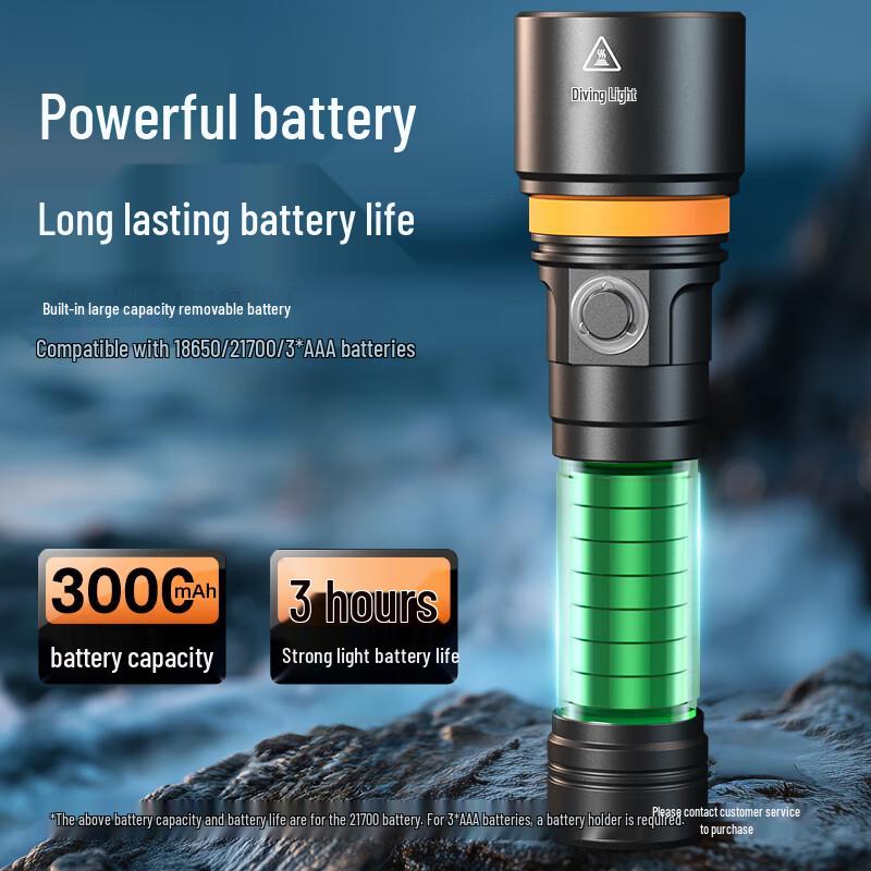 Shenhuo Professional Underwater Diving Flashlight
