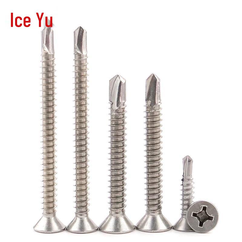 Bingyu 410 Stainless Steel Countersunk Self-Drilling Screws