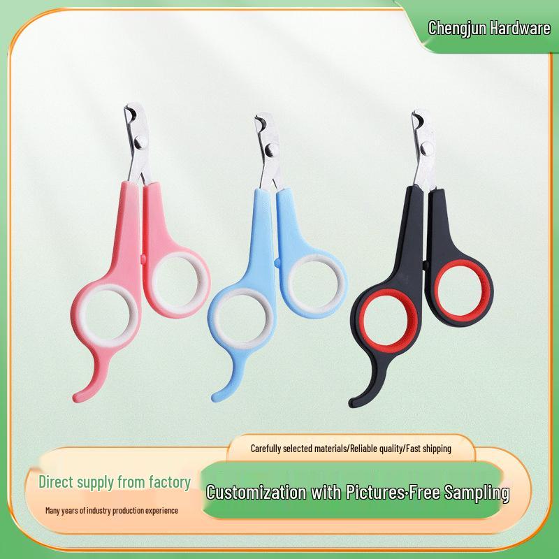 Stainless Steel Pet Nail Clippers for Cats and Dogs