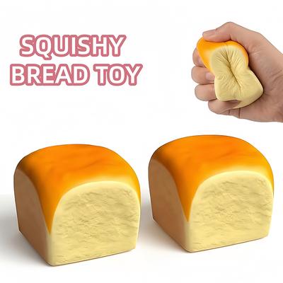 Pão de Manteiga Squishy Brinquedos Fidget Macio Feito à Mão Rebote Lento Aperte Bola Anti-Stress Brinquedos Asmr Sensorial Brinquedo Anti-Estresse Presente