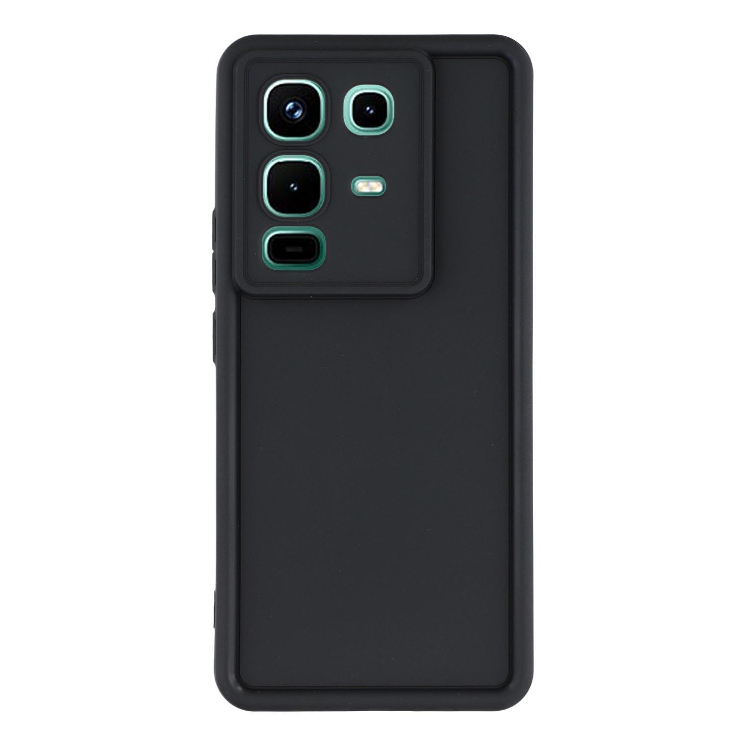 

Для Infinix Note 50 4G/Note 50 Pro 4G Чехол Рифленый дизайн ТПУ Противоскользящий чехол для телефона Black