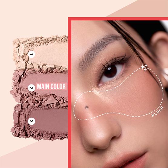 3ce Layer It All Blush Palette (5 Colors) 10.5g