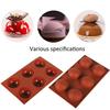 6 Cavity Semicircle Silicone Cake Mold Muffin Chocolate Baking Mold Pan DIY Party Cake Mold