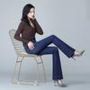 Women's Jeans Big Size High Waist Stretch Ladies Trousers Flared Jeans Women's Spring Summer Loose Wide Leg Pants