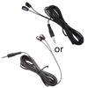 3.5mm Dual IR Infrared Remote Control Receiver Extension Cord Cable for Extender